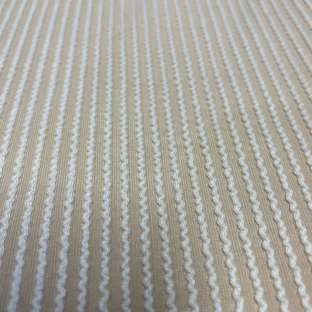 Women's Cream Ribbed Top - Picture 3 of 8
